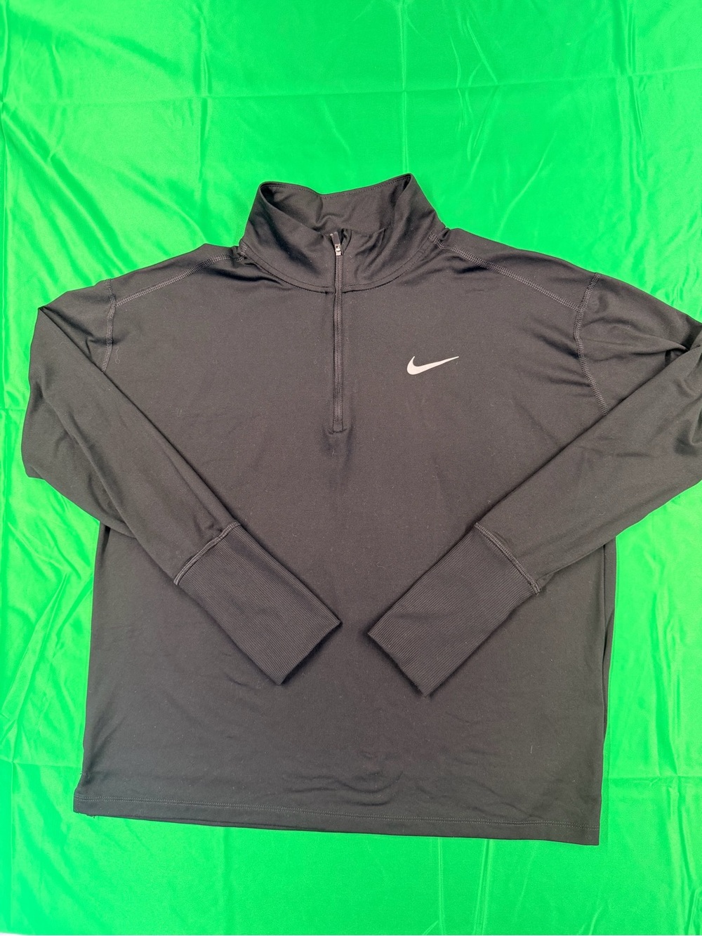 Nike women’s Black Half-Zip Running Performance Top